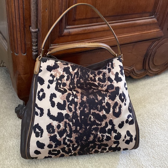 Coach Madison Phoebe oscelot leopard bag - Picture 5 of 14